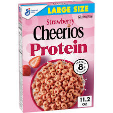 דגני בוקר בטעם תות עם פרוטאין | Cheerios