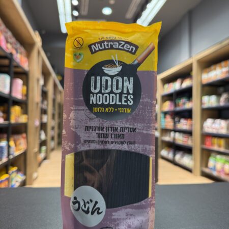 אטריות אודון מאורז שחור| NutraZen