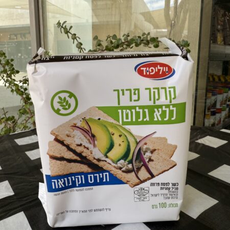 קרקר פריך עם תירס וקינואה | וילי פוד