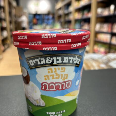 גלידה סורבה קוקוס עם אננס | בן&ג׳ריס