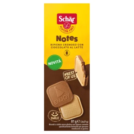 notes ביסקוויט במילוי קרם שוקולד | Schär