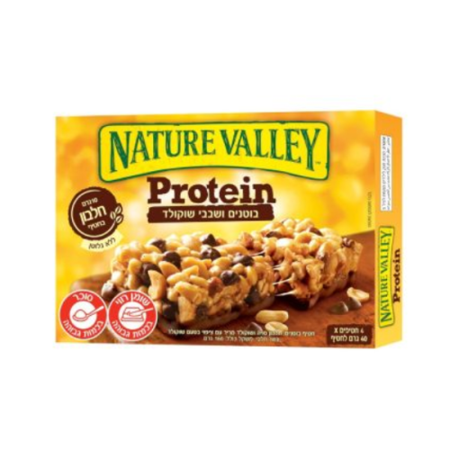 חטיף חלבון בתוספת בוטנים ושוקולד | NATURE VALLEY