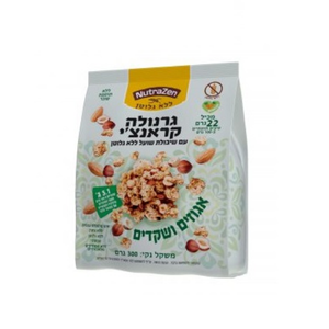גרנולה קראנצ׳ אגוזים ושקדים | NutraZen